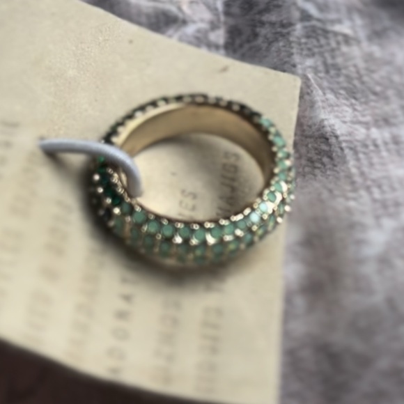NWT Anthropologie Split Pavé Ring - Picture 6 of 10